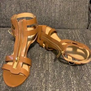 Chestnut Brown MK heels